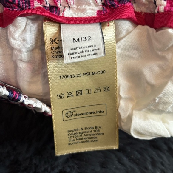 Scotch and soda gia purple floral print wide leg trousers size medium 29 - Picture 10 of 16